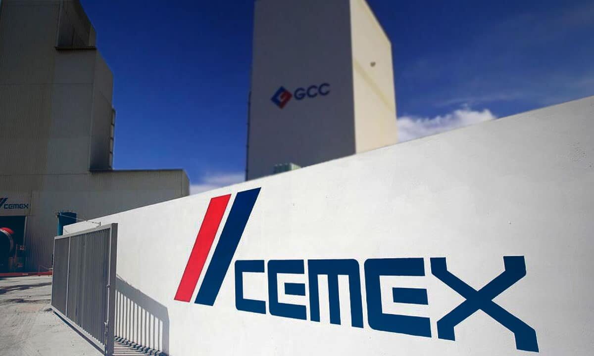 Cemex sign on building