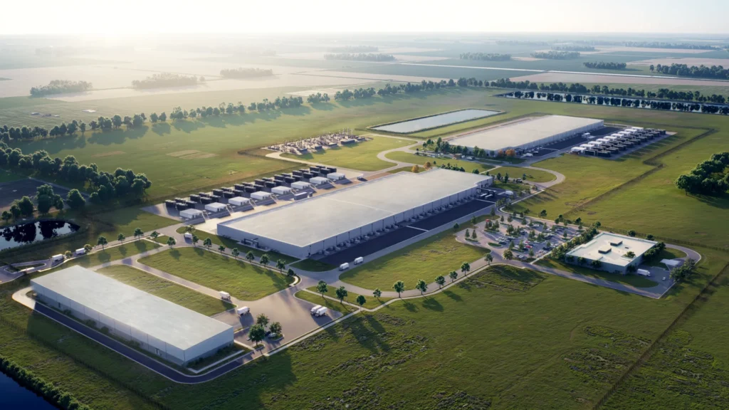 Meta Data Center in Bowling Green KY aerial view