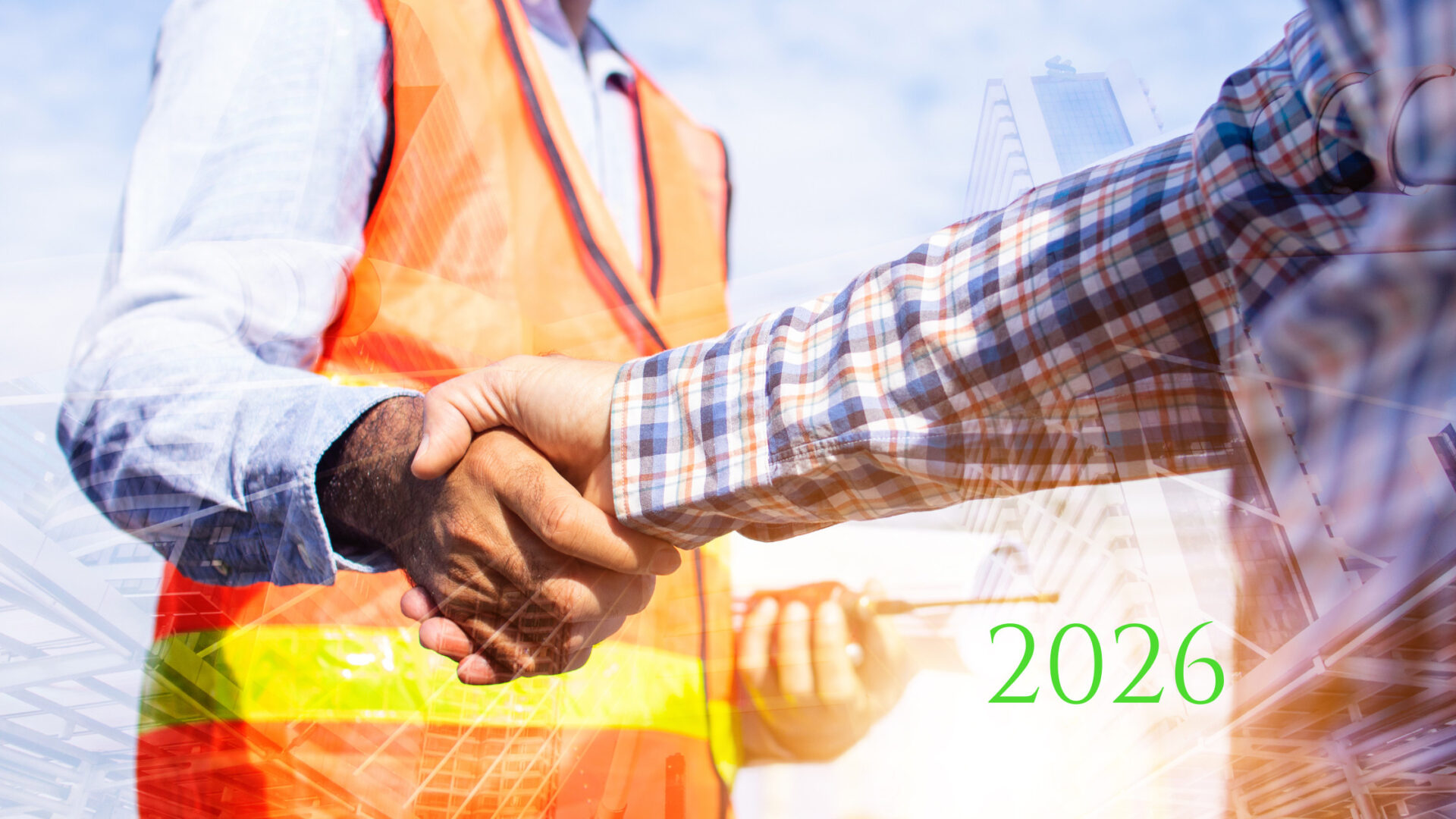 contractor shaking hands with avetta hiring client