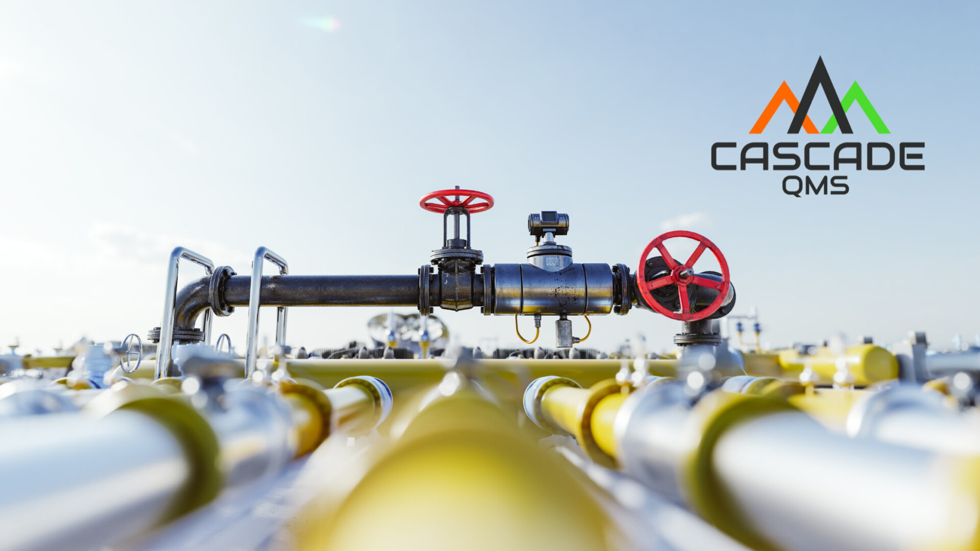 targa resources natural gas pipeline with cascade qms logo